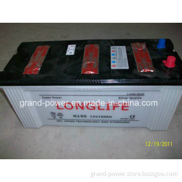 N150 Dry Charged Car Battery